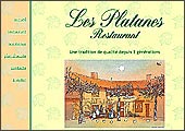Les Platanes, restaurant à La Chapelle-du-Châtelard